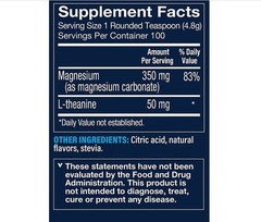 (2)Vthrive MAGNESIUM RELAX Powder 1.1 lb X 2 (200 Ser) Rasp Lemon BEST BY 05/26