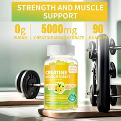 LOT OF 7!!! Creatine Monohydrate Gummies 5g – Best By 06/2026