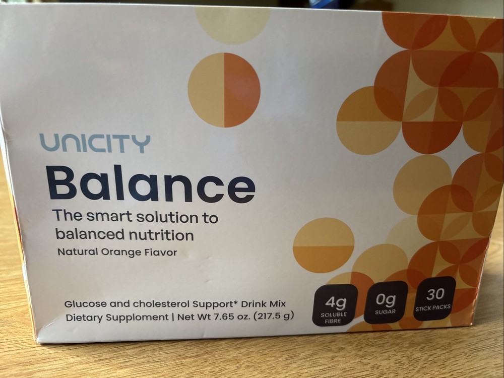 Unicity Balance Orange Fiber Drink Mix 50 pack and 18 unimate