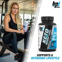 Lot of 12 BPI Sports Keto Weight Loss ELITE «1st Ketogenic Fat Burner» 60 Caps