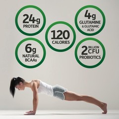 Garden of Life Sport Whey Vanilla, Grass Fed Isolate 24g Prot Probiotics 20 Serv