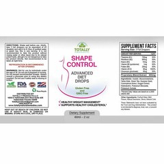 Guarana Extract Energy Support & Shape Control Weight Management Supplement 60ml