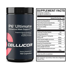P6 Ultimate GH Test Booster for Men, Growth Hormone Support Pills for Protein