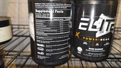 2 Pack Bodybuilding.com Elite Power BCAA Betaine Blue Slushie Exp 03/27