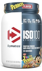 Dymatize ISO100 Hydrolyzed 100% Whey Isolate Protein Powder, Fruity Pebbles 25g