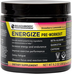 Energize Pre Workout Powder – Beta-Alanine, Quercetin & Low-Dose Caffeine Formul