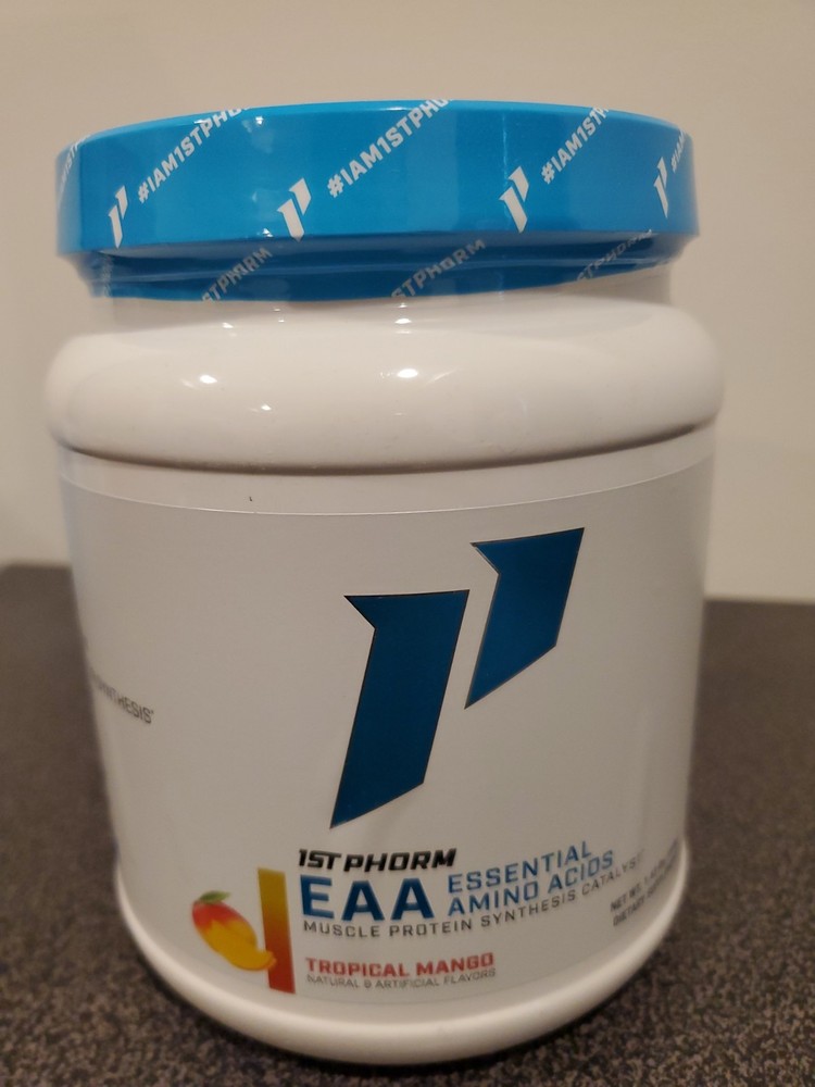 1st Phorm EAA Powder Tropical Mango Gluten Free 60 Servings 1.43 lb
