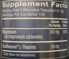 (2)Vthrive MAGNESIUM RELAX Powder 1.1 lb X 2 (200 Ser) Rasp Lemon BEST BY 05/26