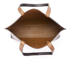 Overbrooke Reversible Tote Bag – Vegan Leather Womens Shoulder Tote with Wristle
