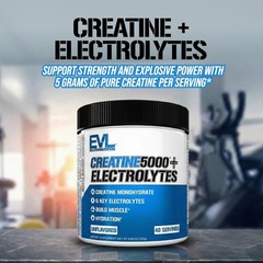 Unflavored Creatine 5000 Powder with Electrolytes | Boosts Hydration & Recovery