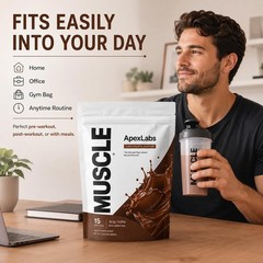 Apex Labs Muscle Powder, Apex LabsProtein Powder, Chocolate Taste You Can Tak…