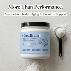 Creabrainiq High Dose Creatine Powder for Brain Health – 10G per Serving – Suppo