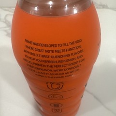 Orange Prime Hydration Drink 16.9oz Bottle Logan Paul KSI New Discontinued