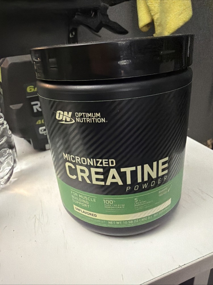Sealed Optimum Nutrition Micronized Creatine Powder Unflavored 10.6 oz (300 g)
