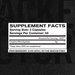 Creatine Monohydrate Capsules – Creatine Pills for Muscle Growth, Increased Stre