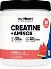 Nutricost Creatine + Aminos 30 Servings (Watermelon Flavored)