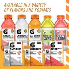 Gatorlyte Zero Electrolyte Beverage, Zero Sugar Hydration, 12 Pack 20oz Bottles