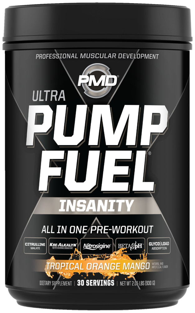 PUMP FUEL ULTRA INSANITY GLYCO LOAD TROPICAL ORANGE MANGO