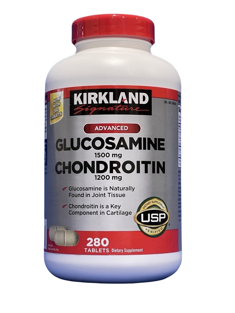 Kirkland Signature GLUCOSAMINE & CHONDROITIN. 280 Tablets.