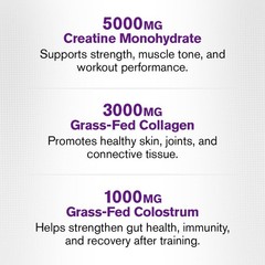 Jacked Factory Creatine for Women – 30 Servings (For Women), No Color
