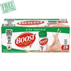 BOOST 20g High Protein Nutritional Drink, Strawberry (8 fl. oz., 28 ct.)