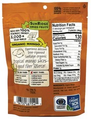 Sunridge Farms Organic Dried Mango Slices | Naturally Sweet, Sulphur-Free,