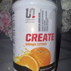 NEW Undefined Nutrition Create Orange Citrus Enhance Recovery Brian Shaw 12/26