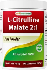 Best Naturals L-Citrulline Malate 2:1 Powder 1 Lb 1 Pound (Pack of 1)