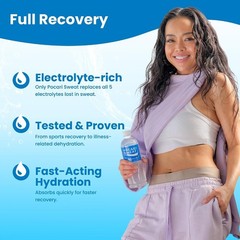 Pocari Sweat Electrolyte Drink, 24 Pack of 16.9 fl oz Bottles – Hydration,