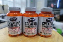 NOW Foods Sports Nutrition, Creatine Monohydrate 750 mg 120 Veg Capsules 07/2028