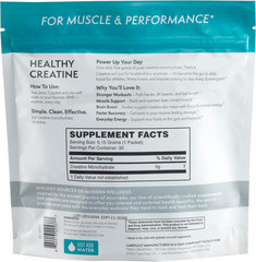 Healthy Creatine Micronized Monohydrate Powder | 30 Stick Packs | Support for Mu