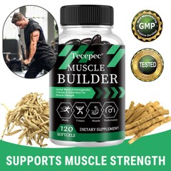 Muscle Builder, Testosterone Booster & Muscle Gain, Energy Capsules