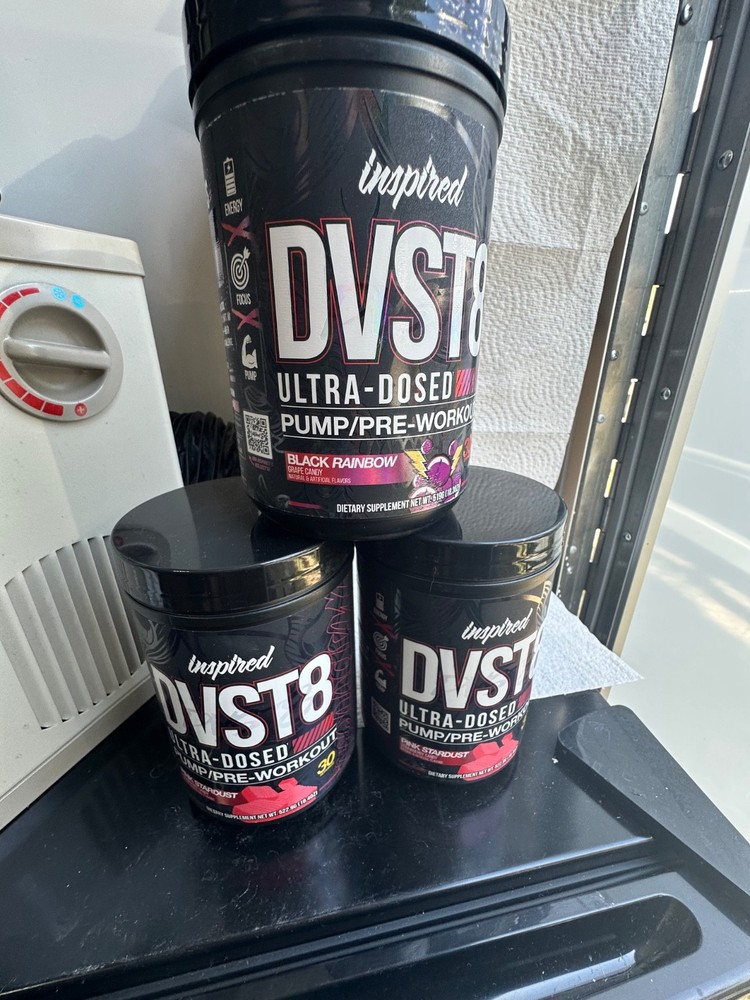 Preworkout Inspired dvst8 x 2 tubs mixed flavor