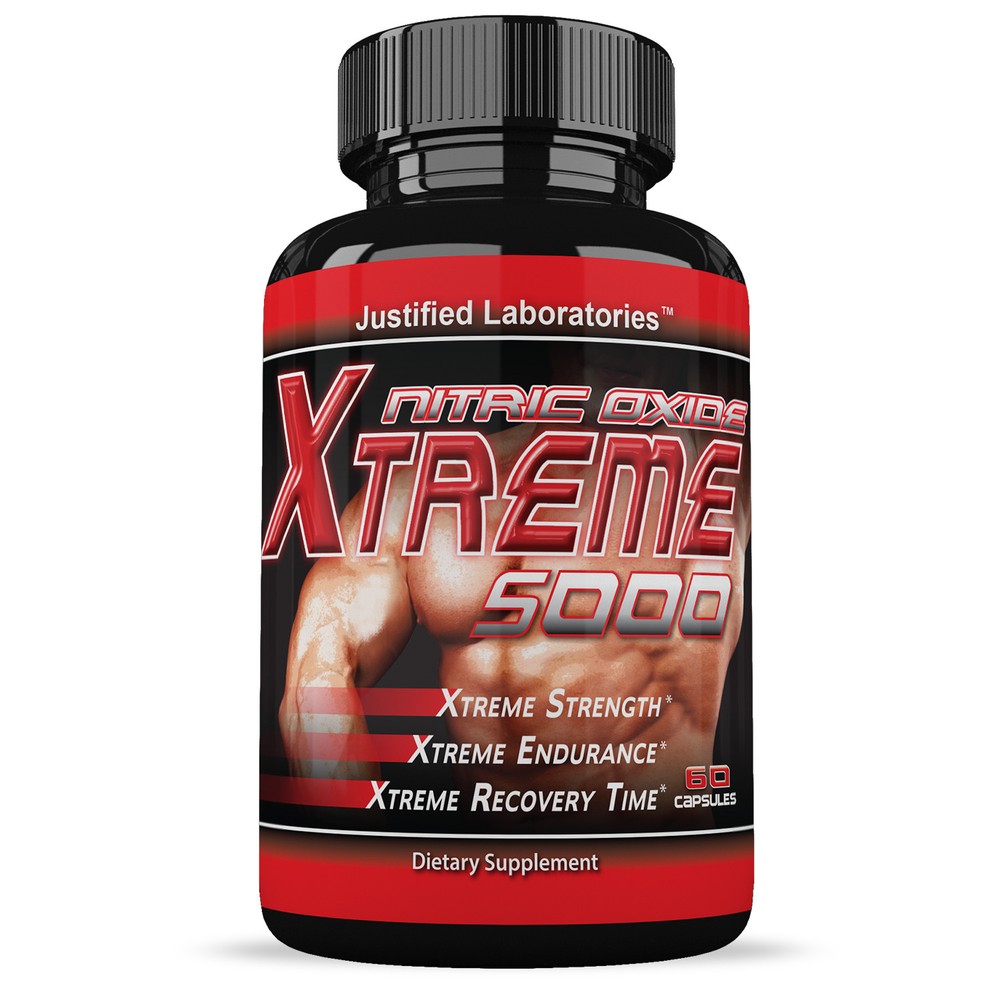 Nitric Oxide Xtreme 5000 Extreme L Arginine Increase Muscle Strength Pump Boost
