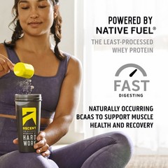 Whey Protein Powder 100% Isolate Vanilla Bean 2 lb with 5.5g BCAA 2.6g Leucine