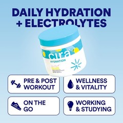 Cira Hydration Electrolyte Drink Mix Powder Alicia McCarvell Himalayan Salt
