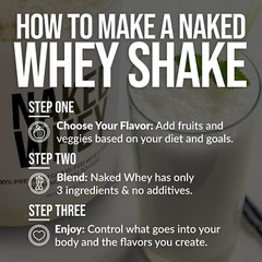 2LB Naked Whey – All Natural Grass Fed Whey Protein Powder, Organic Chocolate