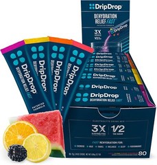 DripDrop Hydration Bold Variety Pack Electrolyte Drink Mix Single Serve 32 Stick