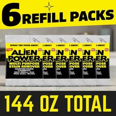 Alien Power 6 Pack Refill Packets | Makes 144 Fl Oz Worth of Alien Power Solu…