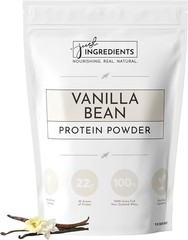 JUST Ingredients Vanilla Bean Protein Powder Casein Free 22g 15 Servings 17.46oz
