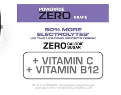 POWERADE ZERO Grape Bottled Electrolyte Sports Drink, 20 fl oz, 8 Count