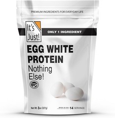Keto-Friendly Egg White Protein Powder, 8oz – Unflavored Versatility for Health