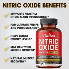 Nitric Oxide Booster 1500mg Supports Healthly Nitric Oxide Production 30/60/120