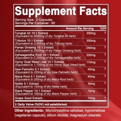 Natural Testosterone Booster – Increase Energy, Improve Muscle Strength & Growth
