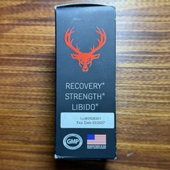 Bucked Up Deer Antler Spray Velvet Extract Post Workout 2FL.OZ 60ML Exp 03/2027