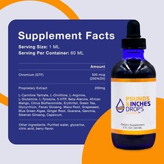 Pounds and Inches Drops for Weight Loss, 2 Oz. Bottle 2 Fl Oz (Pack of 1)