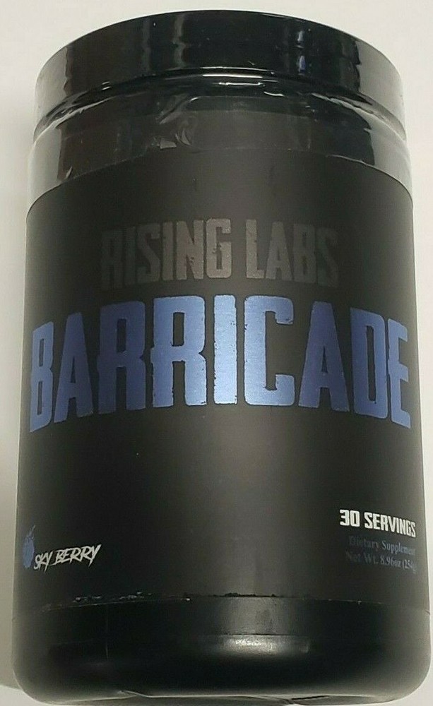 Rising Labs – BARRICADE – EAA / BCAAs – Sky Berry – 30 Servings – Exp 9/2025