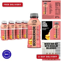 BODYARMOR Lyte Electrolyte Drink Peach Mango 12 Fl Oz (8 Pack)