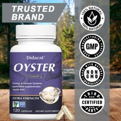 Oyster Extract Powder 1000mg Libido Supplement – 30 to 120 Capsules