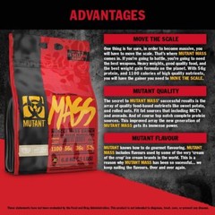 Mutant Mass Weight Gainer Protein Powder Build Muscle Size and Strength
